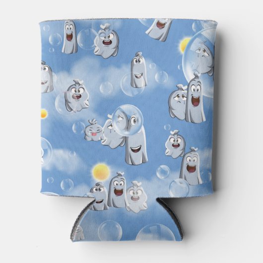 Ghost Pattern Blikjeskoeler (Voorkant)