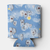 Ghost Pattern Blikjeskoeler (Achterkant)