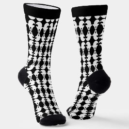 Ghost Pattern Crew Sokken