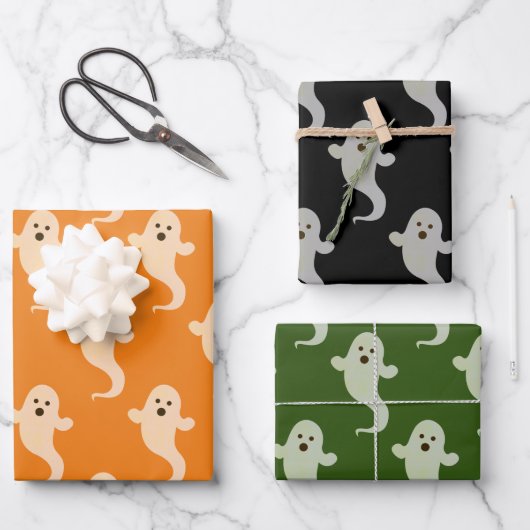 Ghost Pattern Inpakpapier Vel (Voorkant)