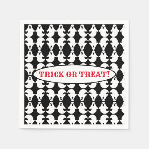 Ghost Pattern Napkins Servet