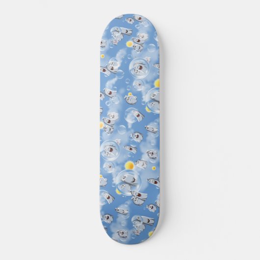 Ghost Pattern Skateboard (Voorkant)