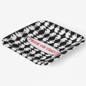 Ghost Pattern Square Paper Bord (Gebogen)