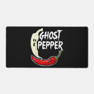 Ghost Pepper Funny Spicy Hot Halloween Ghost Peppe Bureaumat