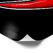 Ghost Pepper Funny Spicy Hot Halloween Ghost Peppe Perfect Poster (Hoek)