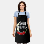 Ghost Pepper Funny Spicy Hot Halloween Ghost Peppe Schort (Gedragen)