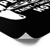 Ghost Pepper Sauce Tintelend Heet Poster (Hoek)