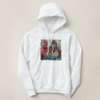 "Ghost Photobomb" Bigfoot & Cheesy Chickens Hoodie