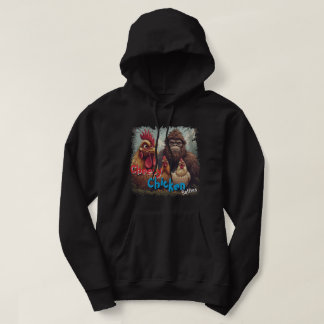 "Ghost Photobomb" Bigfoot & Cheesy Chickens Hoodie