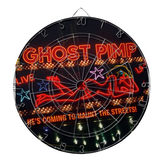 Ghost Pimp Dartboard Dartbord (Voorkant)