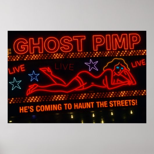 Ghost Pimp Movie Poster (Devant)