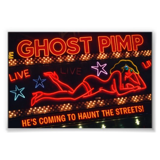 Ghost Pimp Movie Poster (Devant)