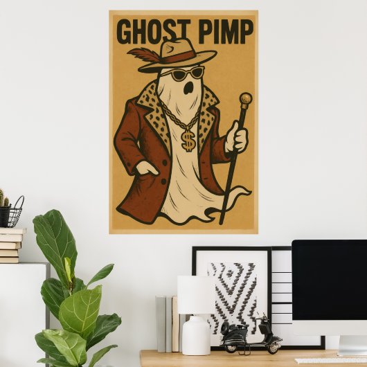 Ghost Pimp Poster (Bureau à domicile)