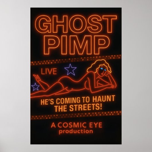 Ghost Pimp-poster Poster (Voorkant)