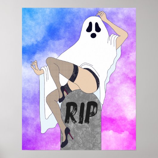 Ghost Pinup Poster (Voorkant)