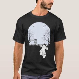Ghost Plays Disc Golf Halloween Kostuum T-shirt
