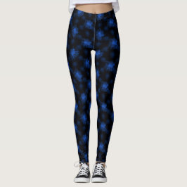Ghost Pony Blue Leggings