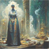 Ghost Priestess Fantasy Sticker (Voorkant)