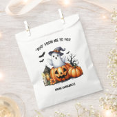 Ghost Pumpkin Boo Halloween Bedankzakje (Geknipt)