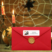 Ghost Pumpkin Grim Reaper Cute Black Cat Halloween Etiket