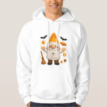 Ghost Pumpkin Hoodie: Halloween trui