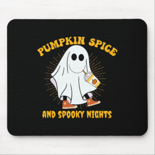 Ghost Pumpkin Spice Latte Herfst Vibe Halloween Sp Muismat