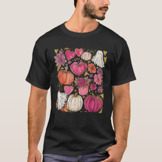 Ghost Pumpkin Spooky Season Halloween truc of thee T-shirt