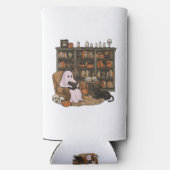 Ghost Reading Boek Kattenliefhebber Halloween (Achterkant)