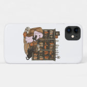 Ghost Reading Boek Kattenliefhebber Halloween Case-Mate iPhone Case (Achterkant (horizontaal))