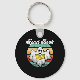 Ghost Reading Book Sleutelhanger