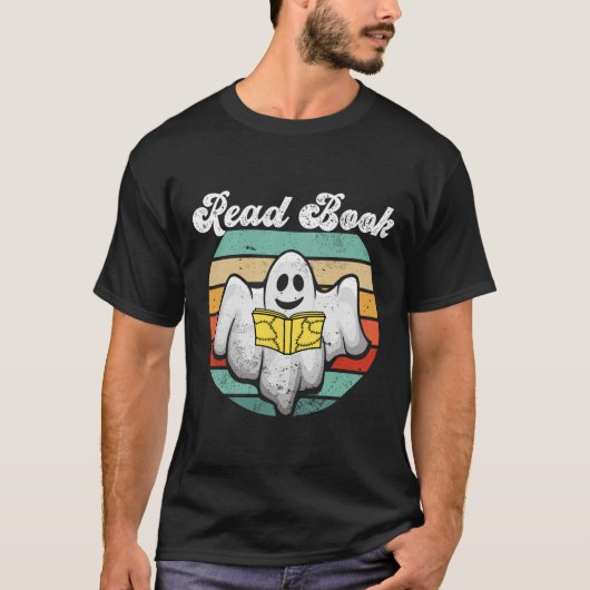 Ghost Reading Book T-shirt (Voorkant)