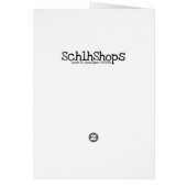 Ghost Reading, Carte de voeux Halloween (Dos)