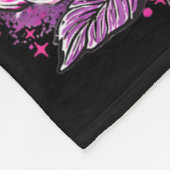 Ghost Ribbon Borstkanker Bewustzijn Halloween Flo Fleece Deken (Hoek)