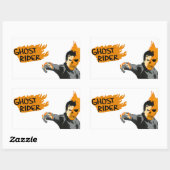Ghost Rider Rechthoekige Sticker (Vel)