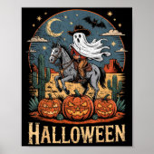 Ghost Riding Horse Halloween Season Poster (Voorkant)