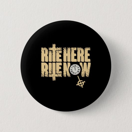 Ghost Rite hier titel Ronde Button 5,7 Cm (Voorkant)