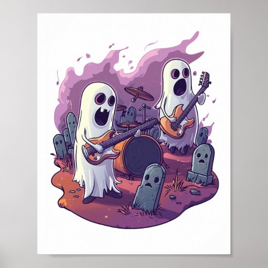  Ghost Rock Band Poster (Voorkant)
