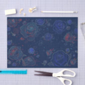 Ghost Rozen Sapphire Blue Tissue Paper Tissuepapier (Craft)