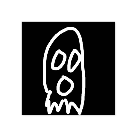 Ghost Rubberstempel (Afrduk)