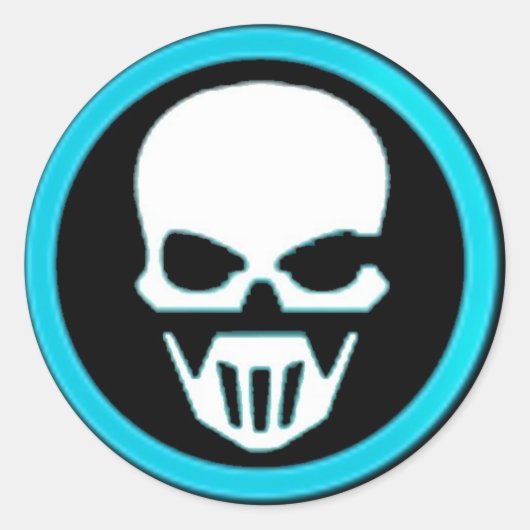 Ghost Runners Bat Knob Sticker (Voorkant)