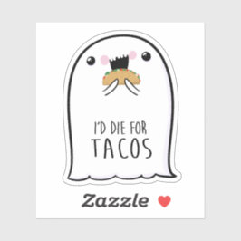 Ghost Schattige Halloween Art Herfst Herfst Seizoe Sticker