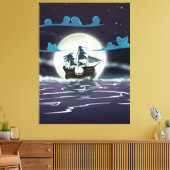 Ghost Ship Canvas Afdruk (Insitu (Woonkamer))