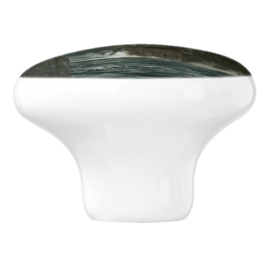 ghost ship with skull keramische knop (Zijkant)