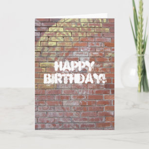 Ghost Sign, Happy Birthday! Kaart