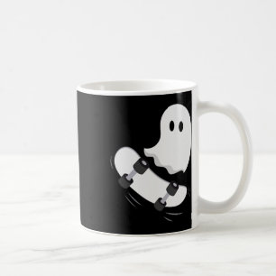 Ghost Skateboard Lazy Halloween Kostuum Leuk Skate Koffiemok