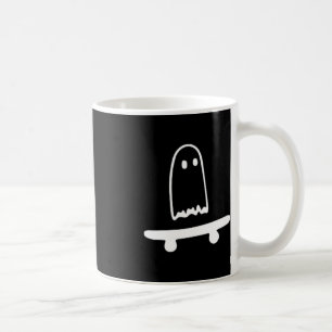 Ghost Skateboard Lazy Halloween Kostuum Leuk Skate Koffiemok
