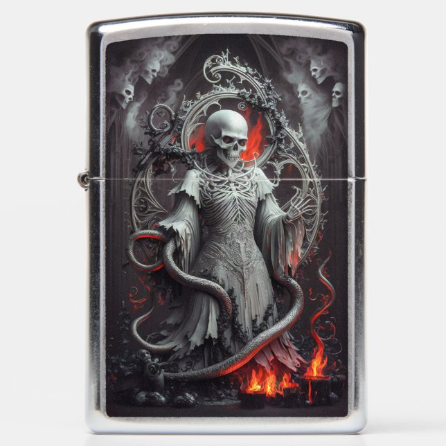 Ghost Skeleton Gothic Art #3 (Voorkant)