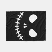 Ghost Skeleton Halloween Fleece Deken (Voorkant (Horizontaal))