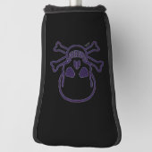 Ghost Skull golfafdekking Golfheadcover (Draai 90)