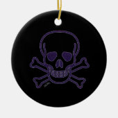 Ghost Skull keramisch ornament (Voorkant)